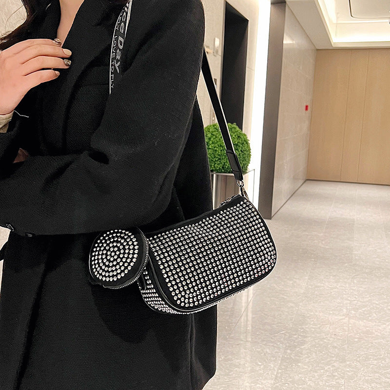 Damen Handtasche mit Strassverzierung Nord Taschen