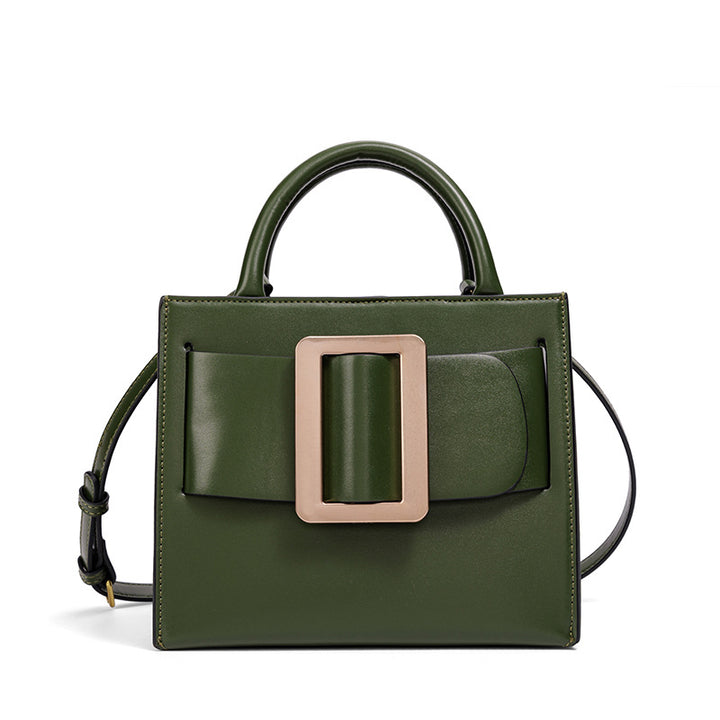Damen Designer Handtasche mit markantem Schnallenverschluss Nord Taschen