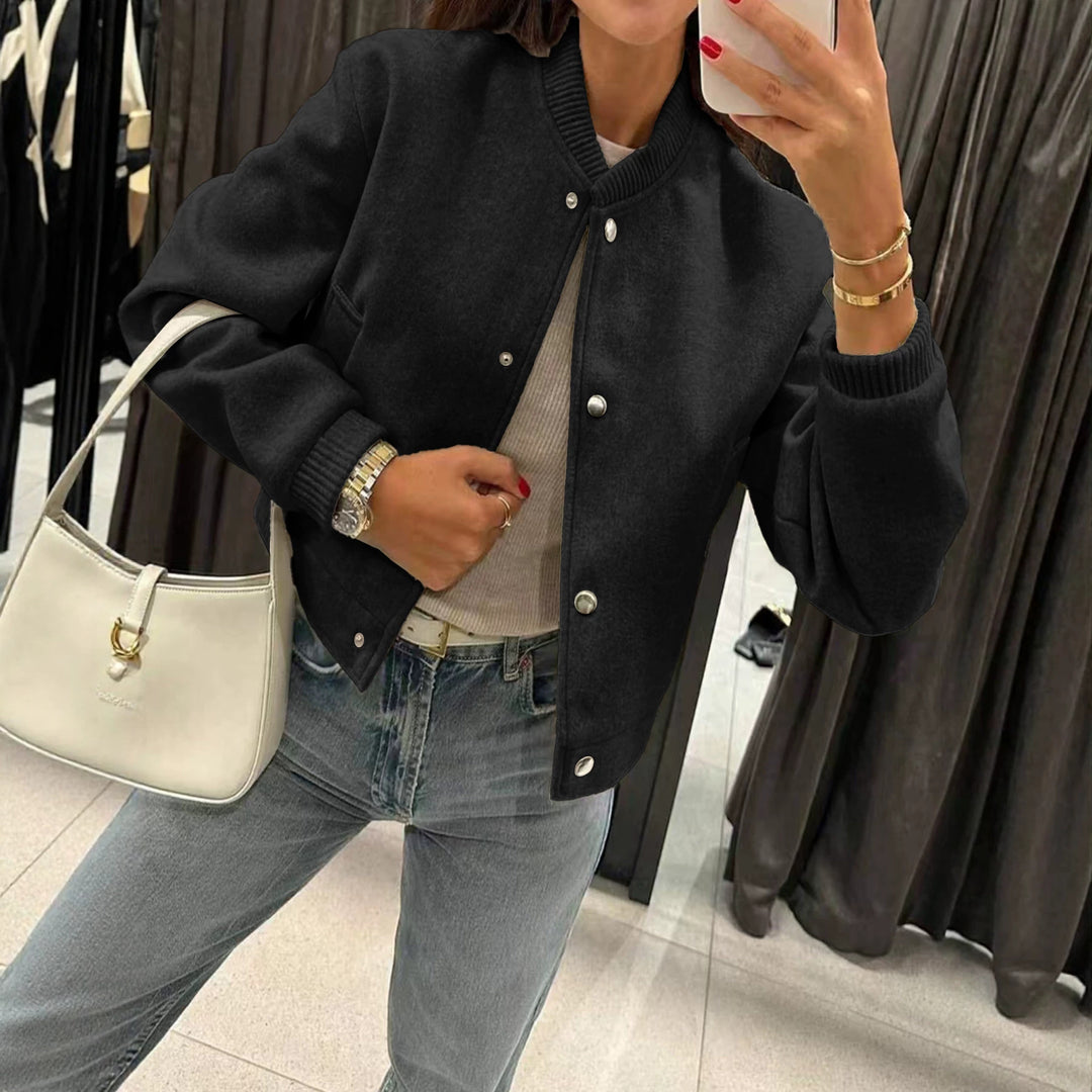 Damen Sportliche Oversized-Jacke Nord Taschen
