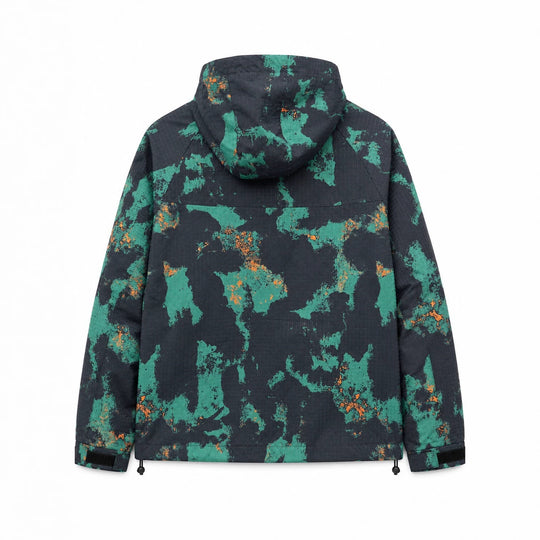 Herren Technische Camouflage-Outdoorjacke mit Kapuze, Ripstop und Multifunktionstaschen Nord Taschen