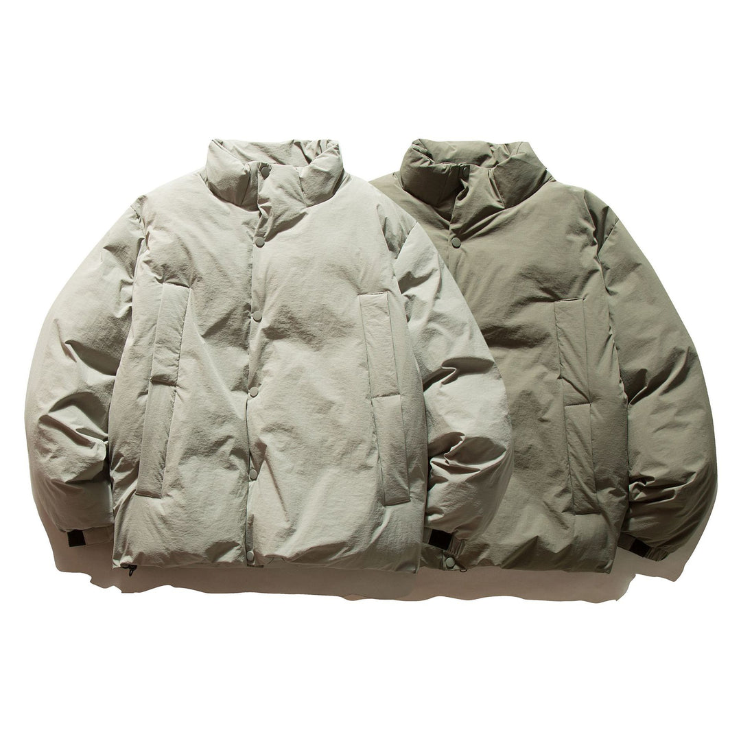Unisex Boxy-isolierte Kurzjacke mit wattierter Füllung und hohem Stehkragen Nord Taschen