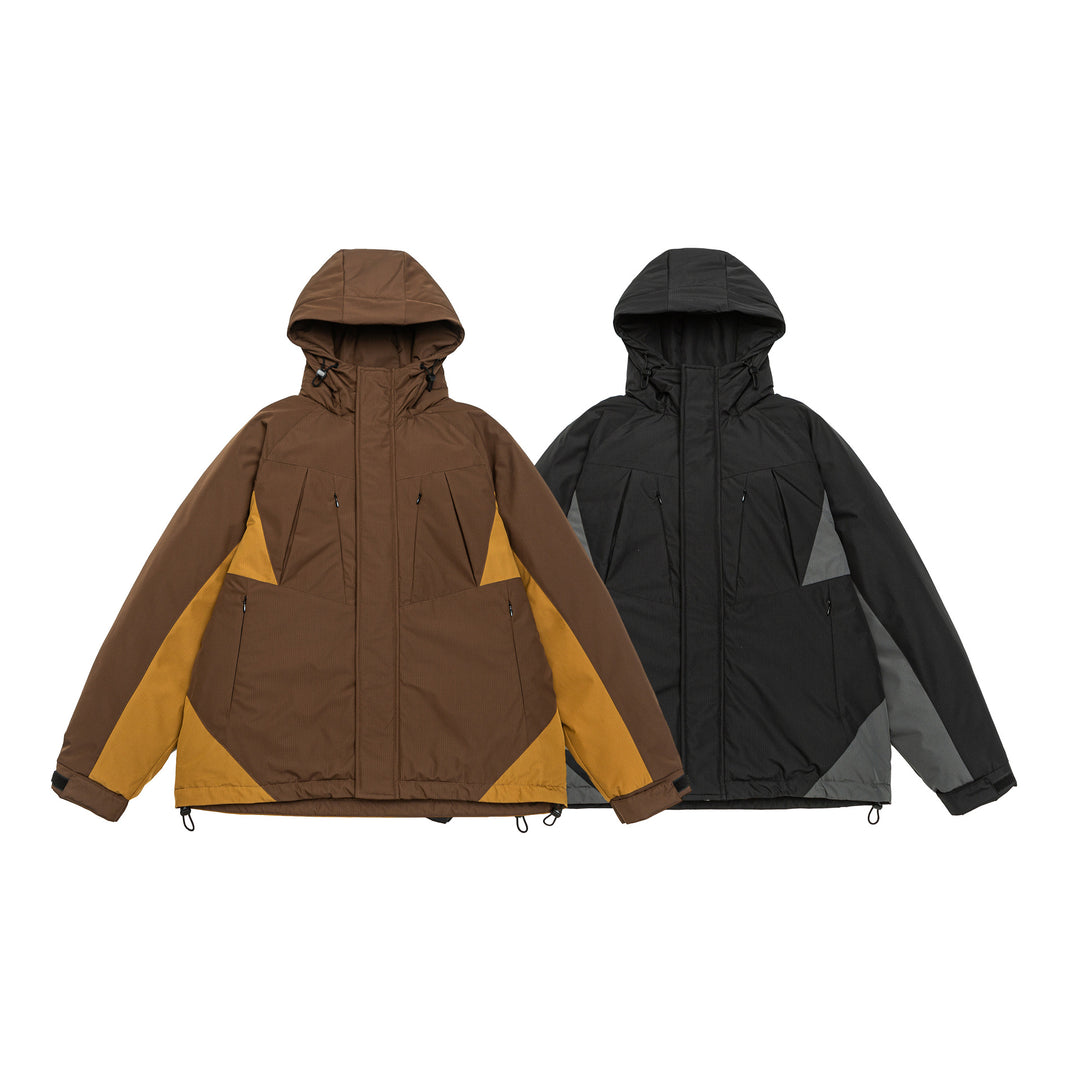 Herren Wasserdichter gefütterter Parka mit verstellbarer Kapuze und Mehrfachtaschen Nord Taschen