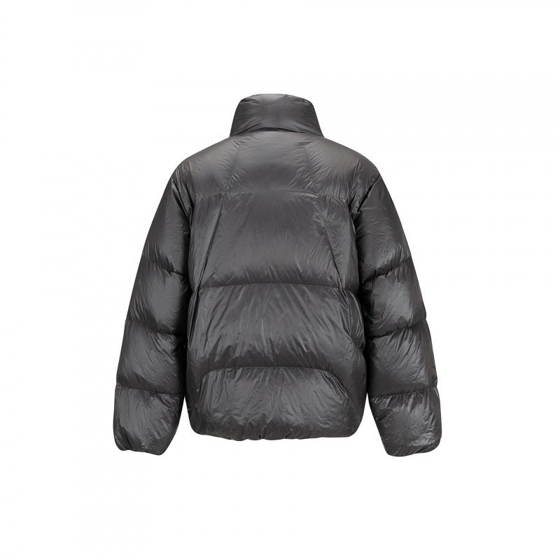 Unisex Wattierte Oversize-Steppjacke mit leichter Thermo‑Wattierung und Stehkragen Nord Taschen