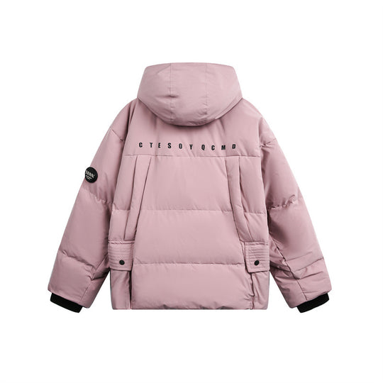 Herren Wattierte Steppjacke mit Kapuze und Tunnelzug Nord Taschen