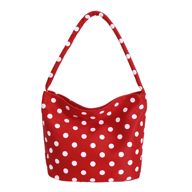 Damenhandtasche mit verspieltem Punktedesign Nord Taschen