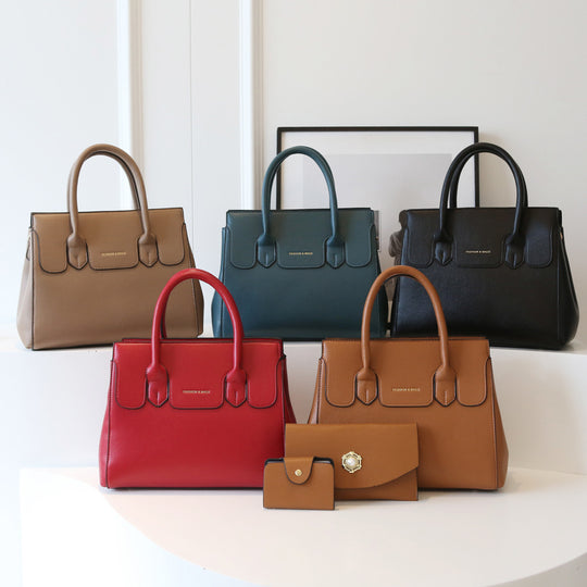 Damen elegante Handtasche mit praktischer Fächerausstattung Nord Taschen
