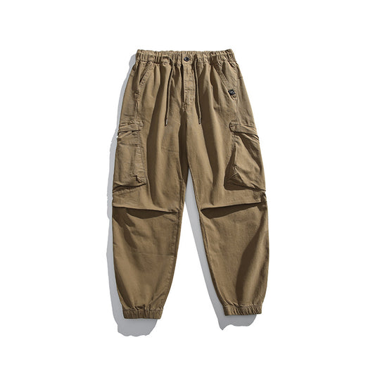 Herren Loose‑Fit Utility‑Cargohose mit Tunnelzugbund, Kniepaneelen und großen Klappentaschen Nord Taschen