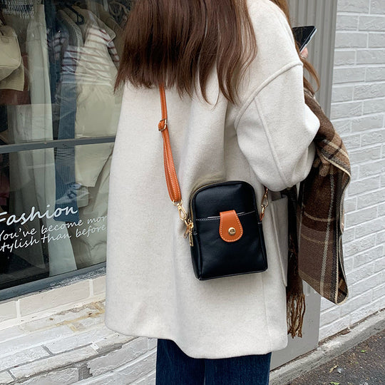Damen Crossbody-Tasche mit praktischem Reißverschluss und stilvollem Design Nord Taschen