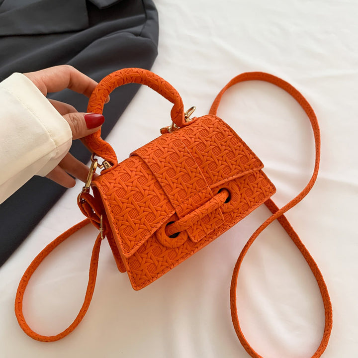 Damen elegante Umhängetasche mit kunstvollem geflochtenem Design Nord Taschen