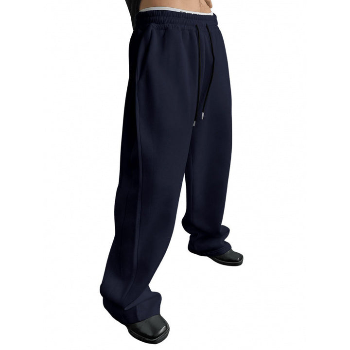 Damen weite Oversize Jogginghose mit tiefem Schritt, elastischem Bund und Kordelzug Nord Taschen