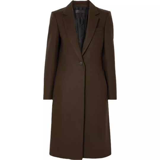 Damen Langmantel im schlanken Tailoring mit schmaler Silhouette Nord Taschen