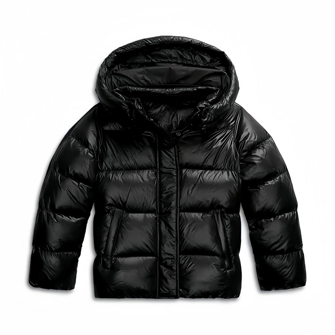 Damen Steppjacke mit Kapuze & Taschen | Fudus