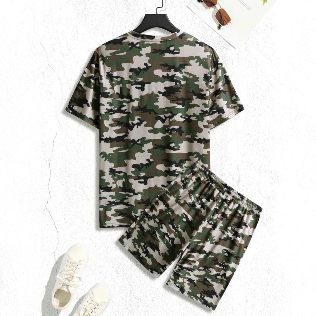 Herren Camouflage Sportanzug mit modernem Design und praktischen Taschen Nord Taschen