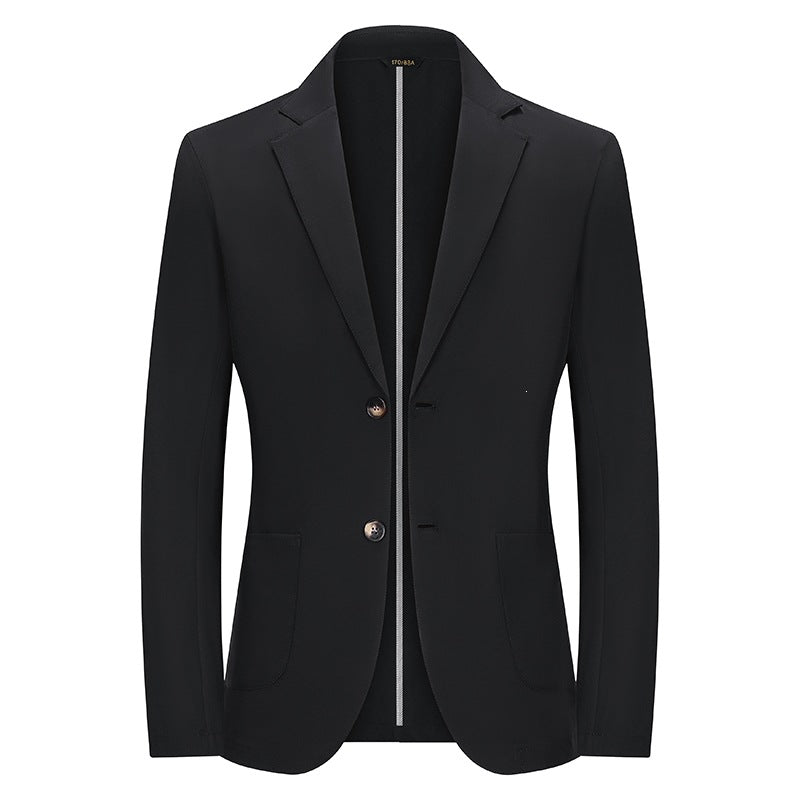 Herren Modernes Slim-Fit Sakko mit schmalem Revers und aufgesetzten Taschen Nord Taschen