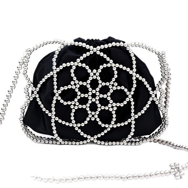 Damen Perlenbesetzte Clutch Nord Taschen