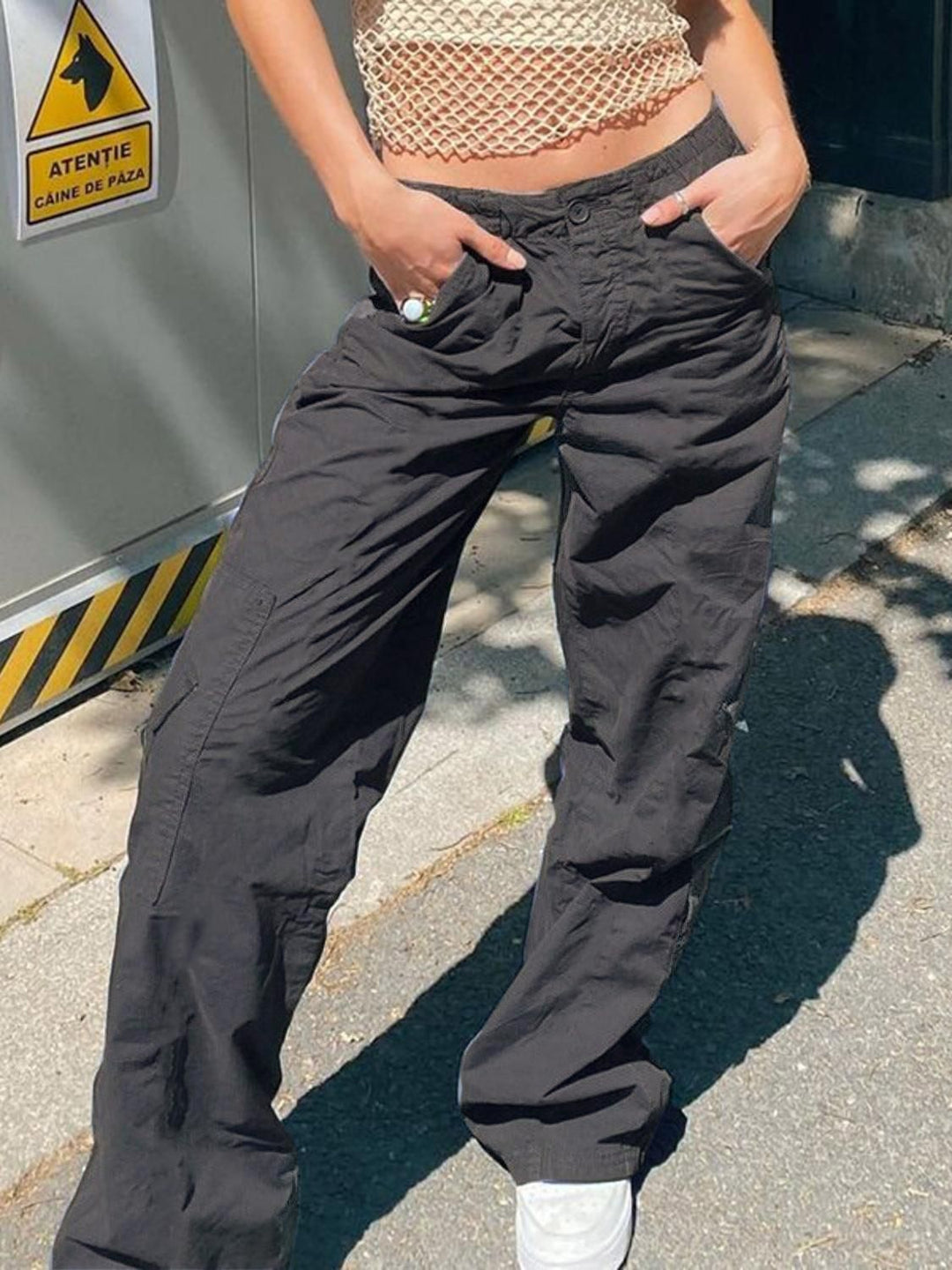 Damen lockere Cargo-Hose