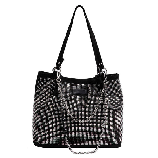 Damen Glamouröse Handtasche mit Kettenverzierung Nord Taschen