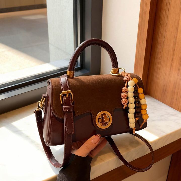Damen modische Handtasche mit abnehmbarem Anhänger Nord Taschen