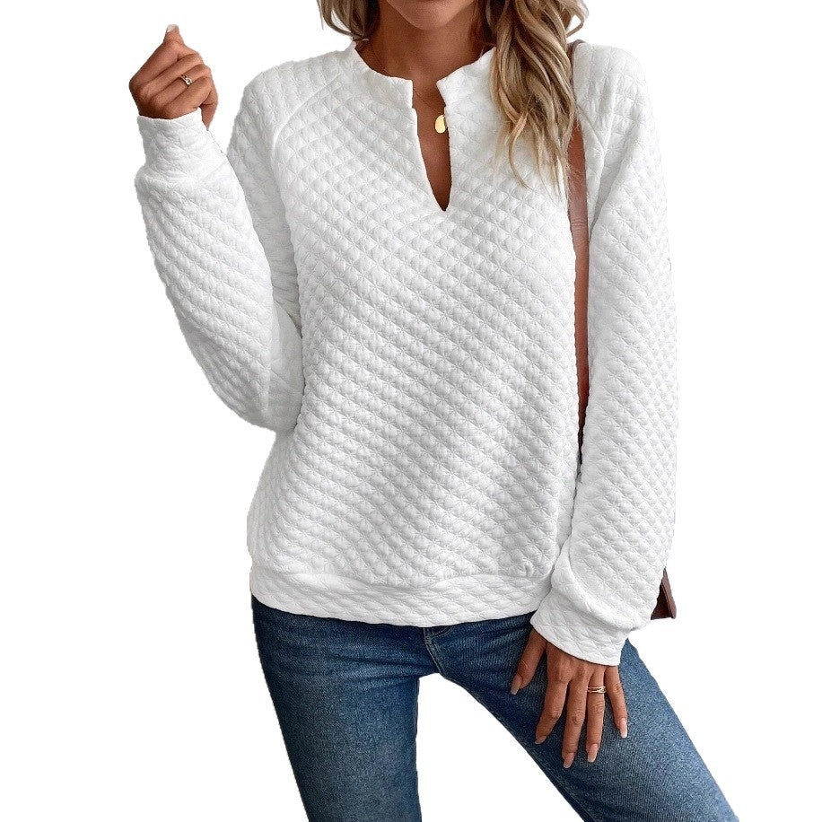 Damen Modischer Stehkragen Pullover Nord Taschen