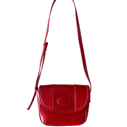 Damen Crossbody-Tasche mit eleganter Klappenöffnung und hochwertiger Lederstruktur Nord Taschen