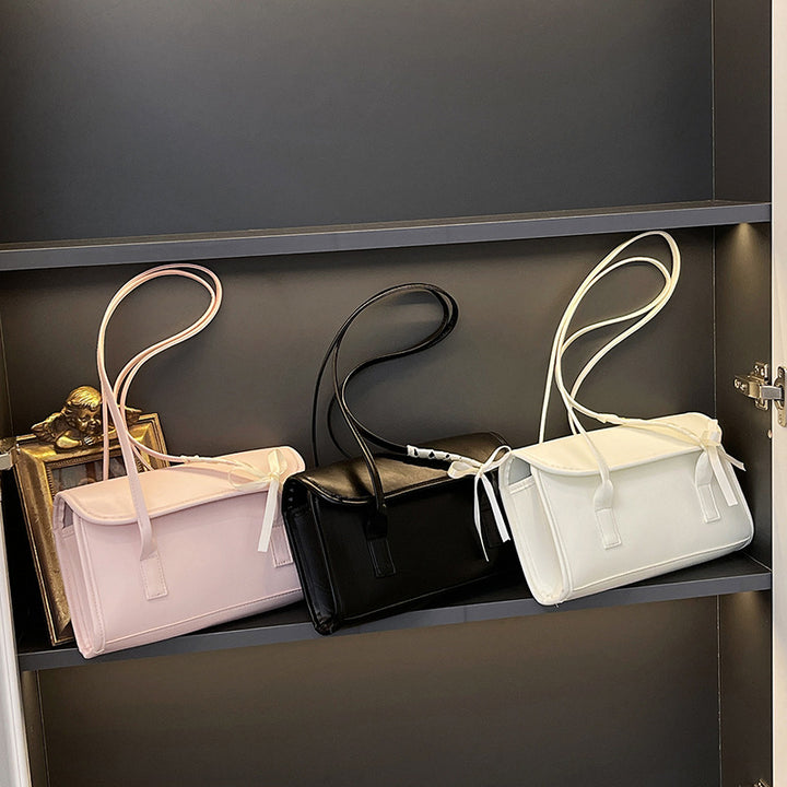 Damen elegante Umhängetasche mit schickem Knotenverschluss Nord Taschen