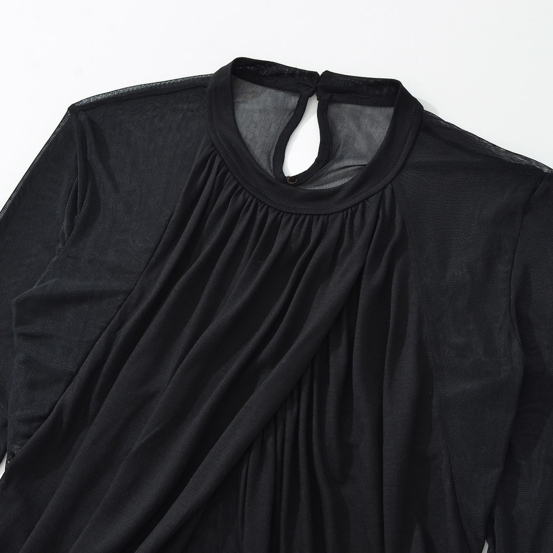 Damen Drapiertes Mesh-Body mit geraffter Vorderpartie Nord Taschen