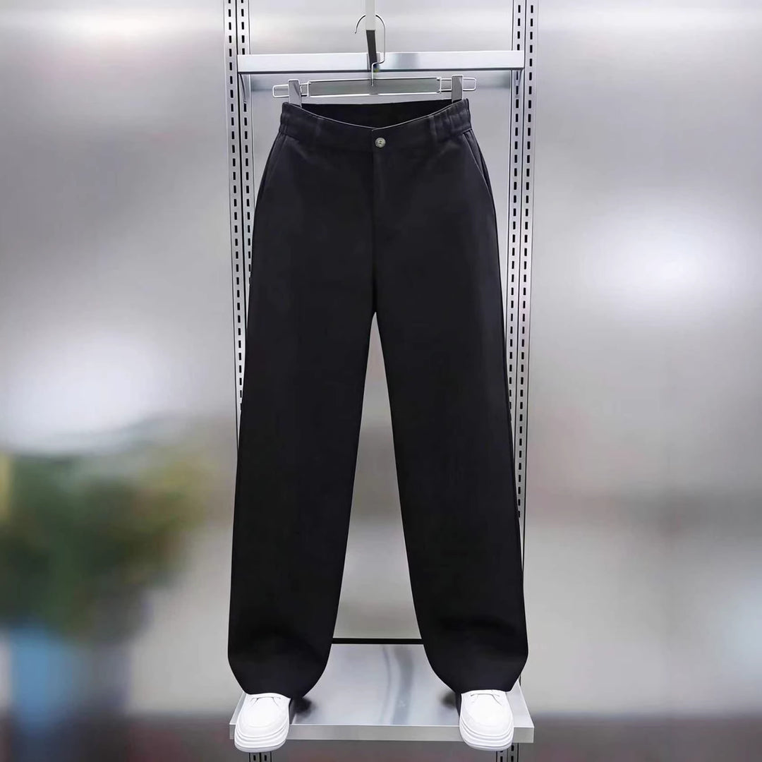 Herren weite Chinohose im Relaxed‑Fit mit elastischem Komfortbund und Seitentaschen Nord Taschen