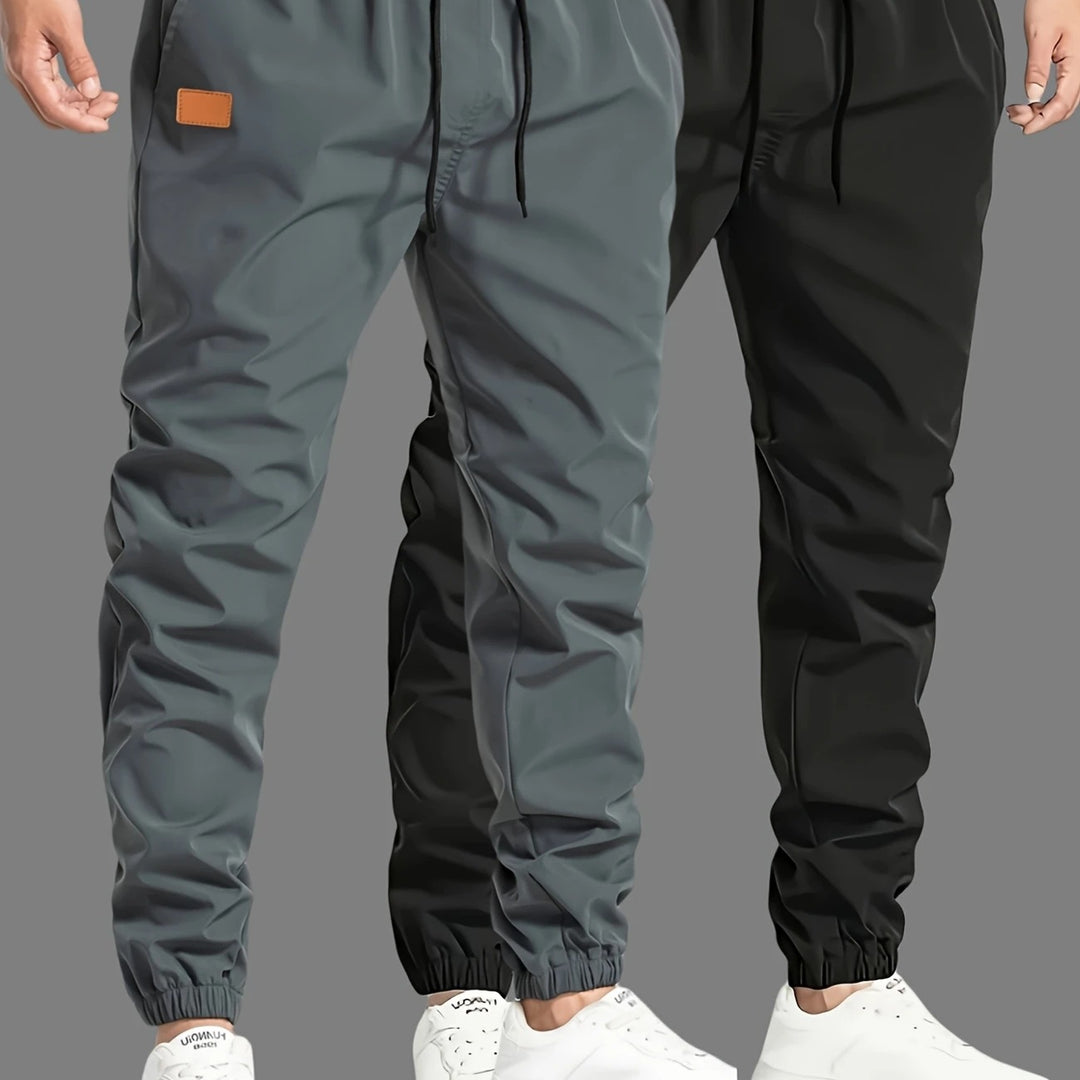 Herren Slim‑Tapered Tech‑Joggerhose mit Tunnelzugbund, elastischen Knöchelbündchen und funktionalen Seitentaschen Nord Taschen