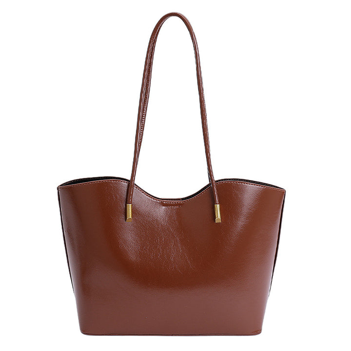 Damen elegante Shopper-Tasche mit geschwungener Silhouette Nord Taschen