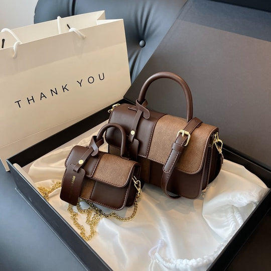 Damen elegante Umhängetasche mit strukturiertem Design und abnehmbarem Schulterriemen Nord Taschen