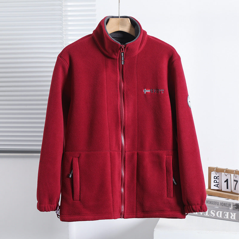 Herren Fleecejacke Nord Taschen