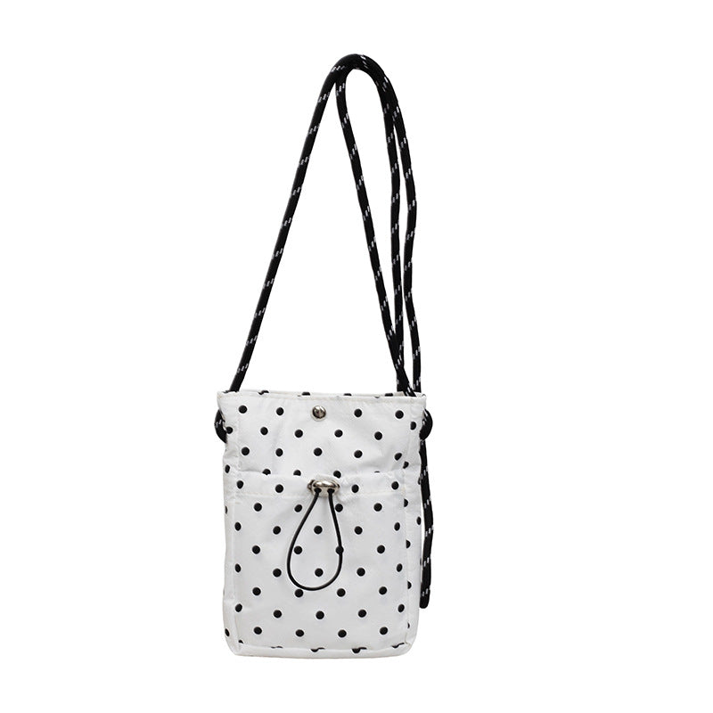Damen Umhängetasche mit innovativem Kordelzugdesign Nord Taschen