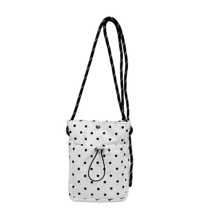 Damen Umhängetasche mit innovativem Kordelzugdesign Nord Taschen