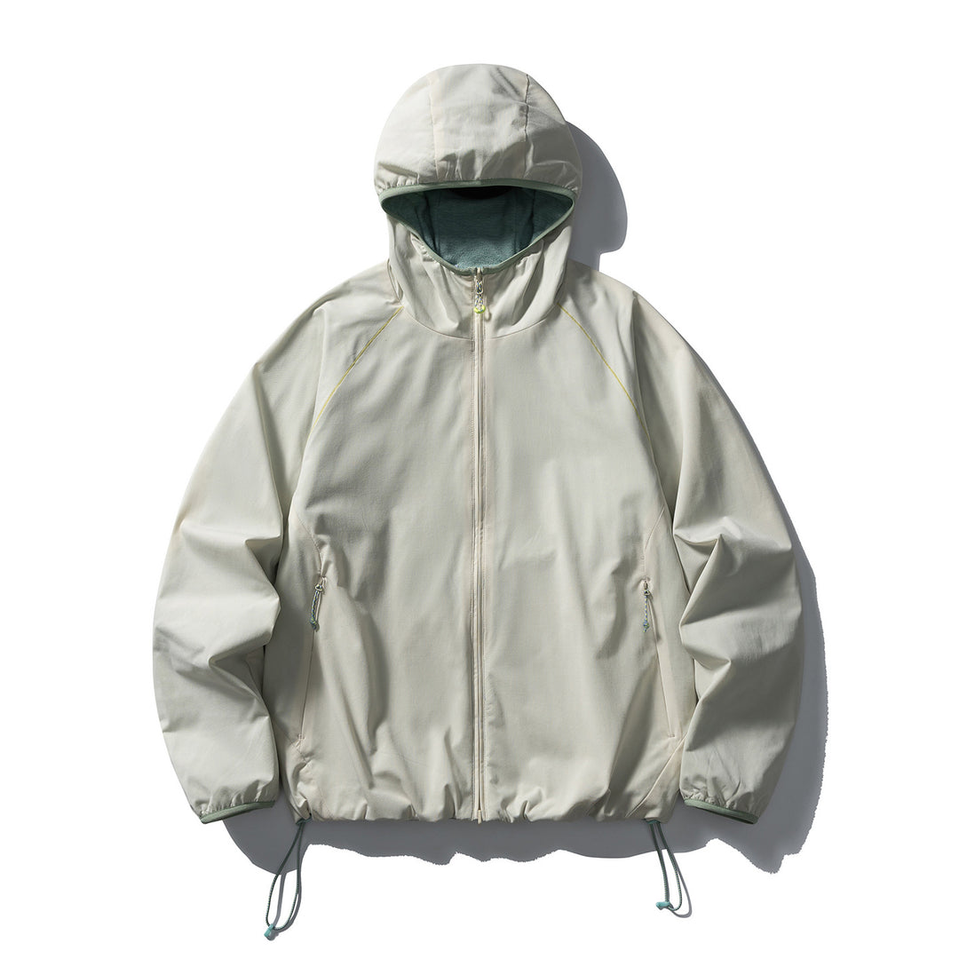 Unisex Leichte Kapuzen‑Softshelljacke mit Fleecegefütterter Innenkapuze und verstellbarem Saum Nord Taschen