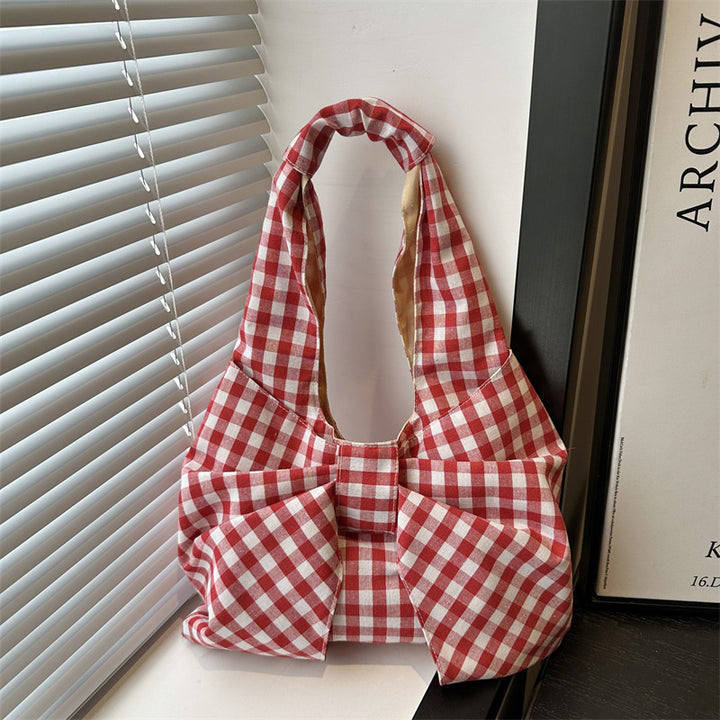 Damen Umhängetasche mit dekorativem Schleifen-Design Nord Taschen