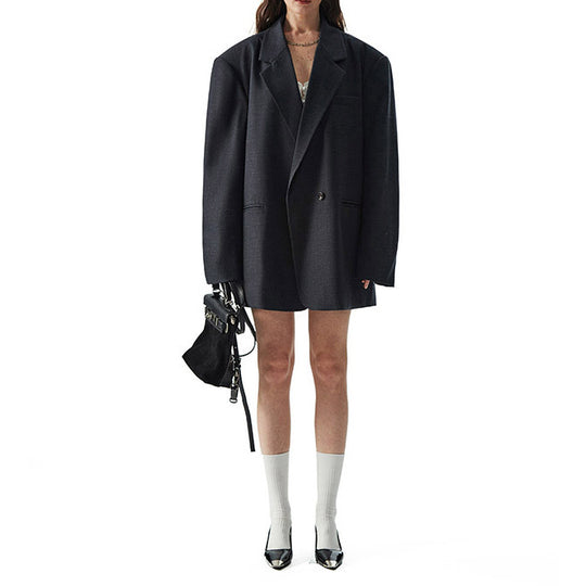 Damen Oversized Blazer mit lässigem Schnitt Nord Taschen