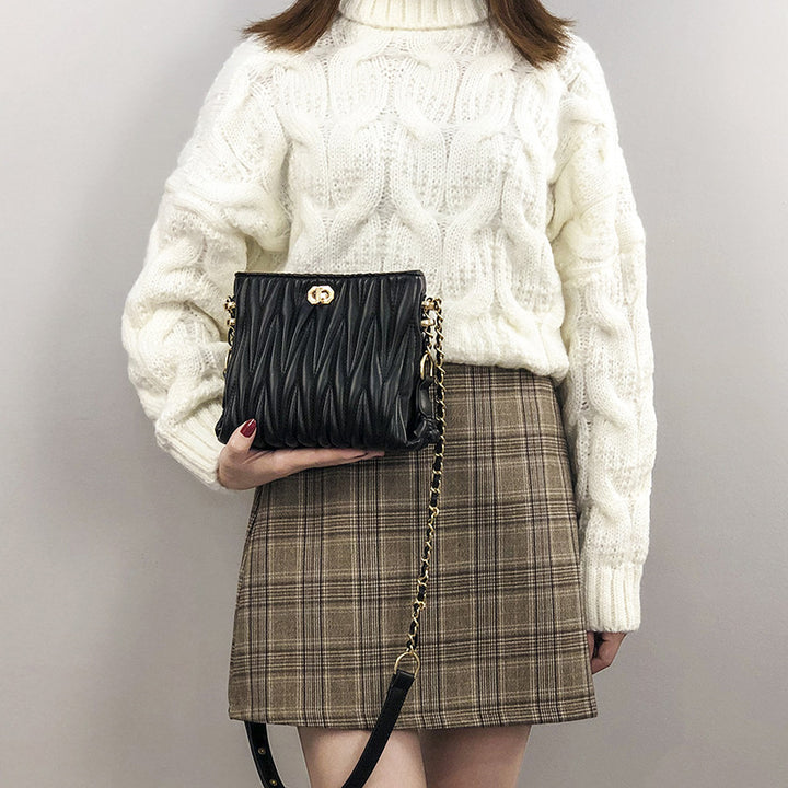 Damen Clutch-Tasche mit elegantem Steppdesign Nord Taschen