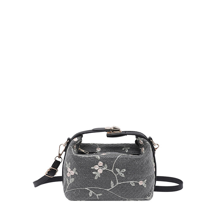 Damen Umhängetasche mit elegantem Blumenmuster und hochwertiger Verarbeitung Nord Taschen