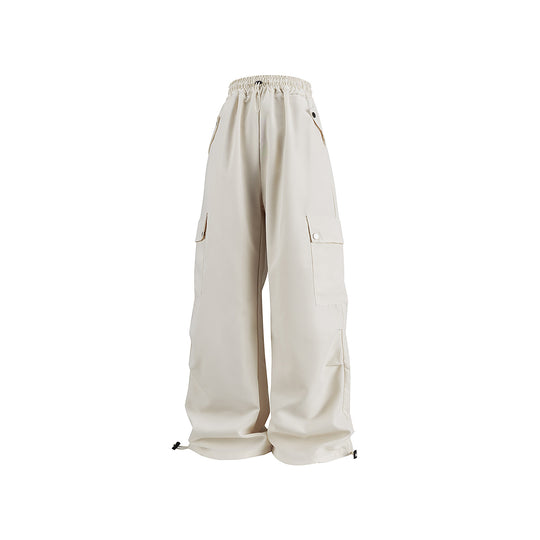 Damen Baggy-Cargo-Hose mit Tunnelzugbund, großen Klappentaschen und verstellbarem Saum Nord Taschen