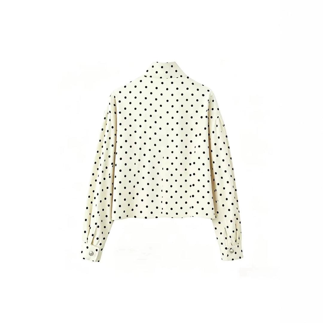 Damen Modische Jacke mit Punkten Nord Taschen