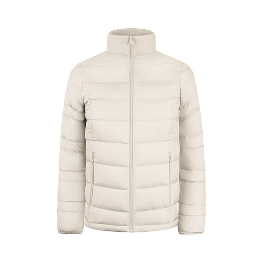Herren Ultraleichte gesteppte Daunenimitat-Jacke mit Stehkragen Nord Taschen