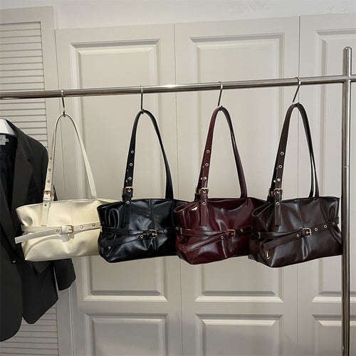 Damen elegante Handtasche mit praktischem Fächerdesign Nord Taschen