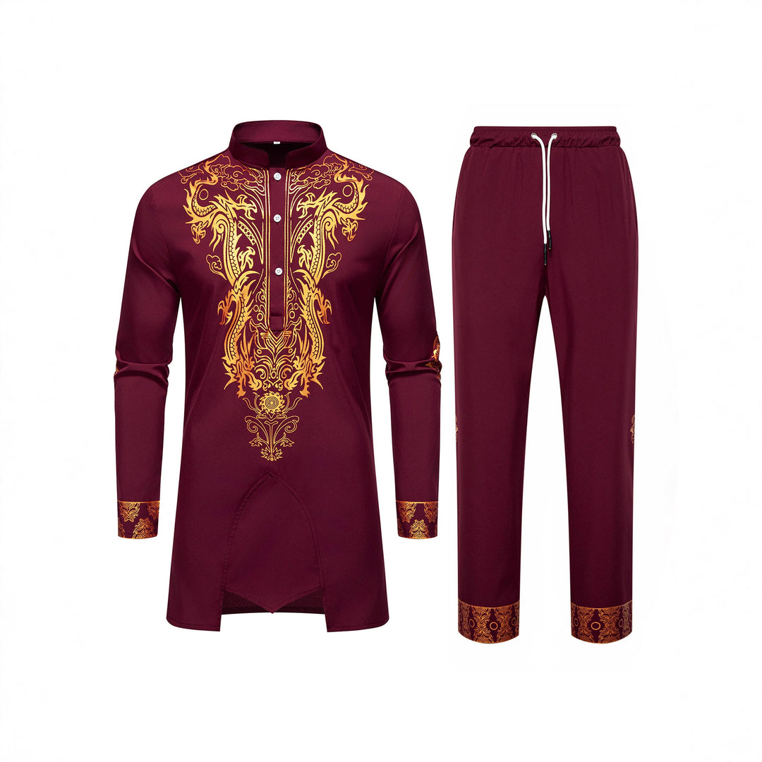 Herren Tunika- und Freizeithosen-Set Nord Taschen