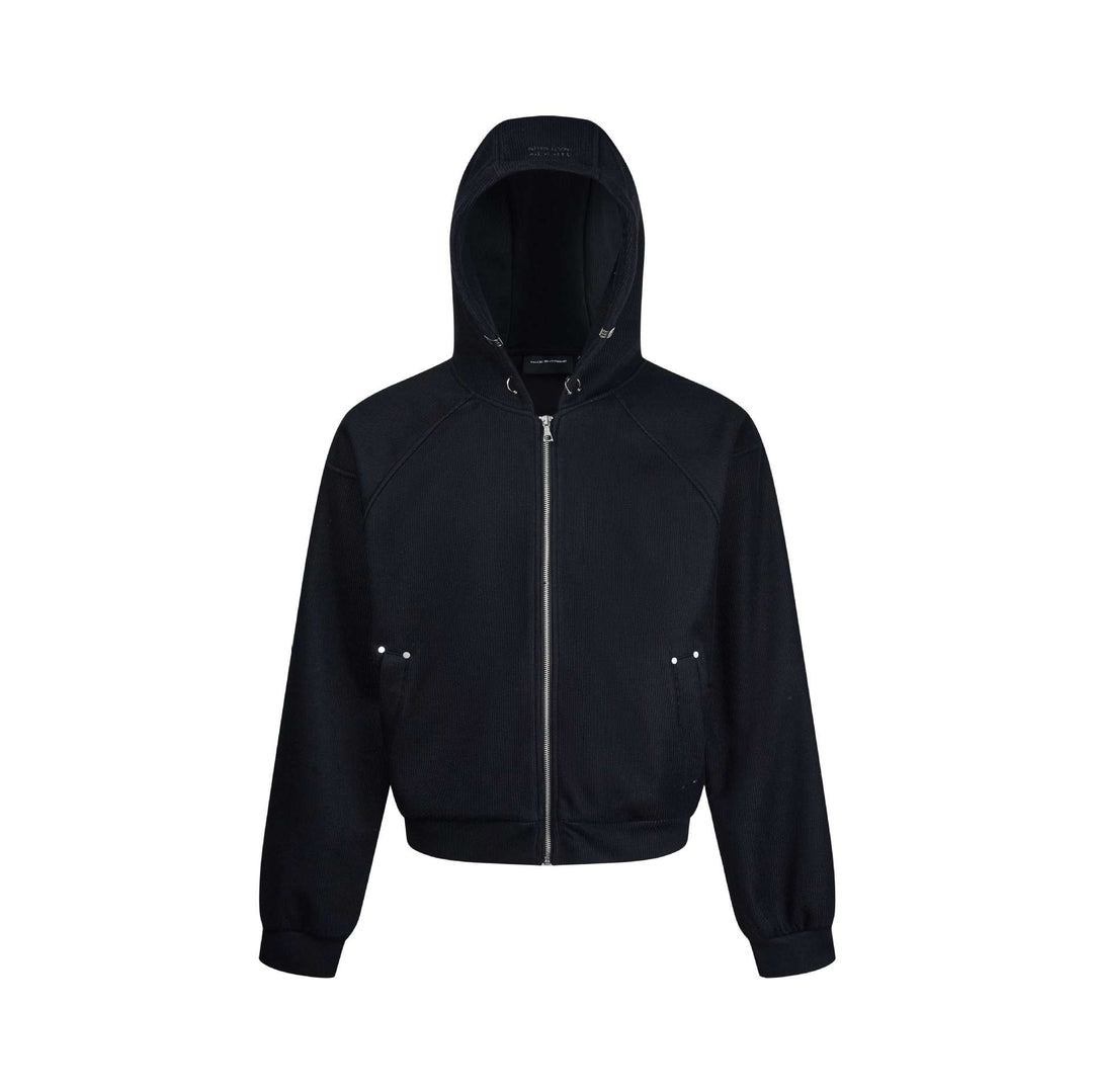 Damen Kapuzen-Sweatjacke mit Reißverschluss und Raglanärmeln Nord Taschen