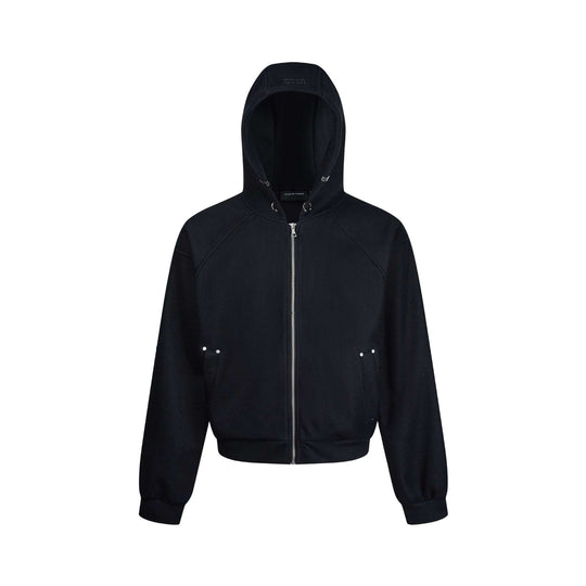 Damen Kapuzen-Sweatjacke mit Reißverschluss und Raglanärmeln Nord Taschen