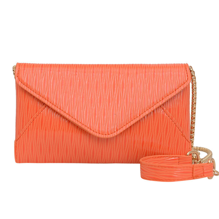 Damen Clutch mit elegantem Wellenmuster Nord Taschen