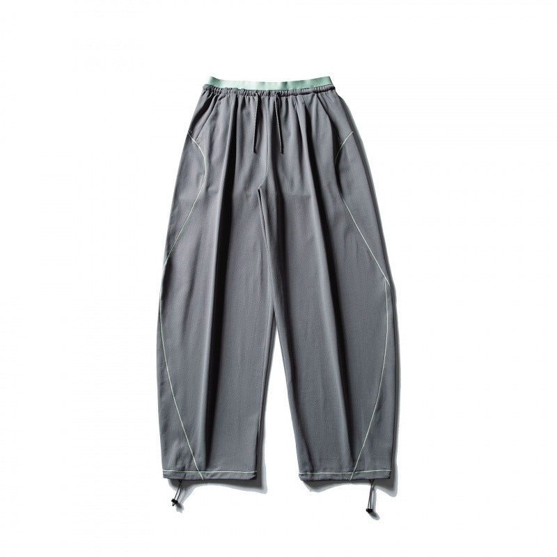 Unisex Weite Tech-Jogginghose mit Kordelzug, Kontrastnähten und verstellbarem Saum Nord Taschen