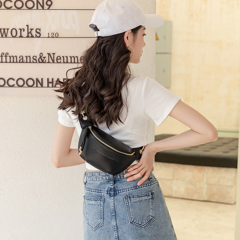 Damen modische Bauchtasche mit abnehmbarem Kettenriemen Nord Taschen