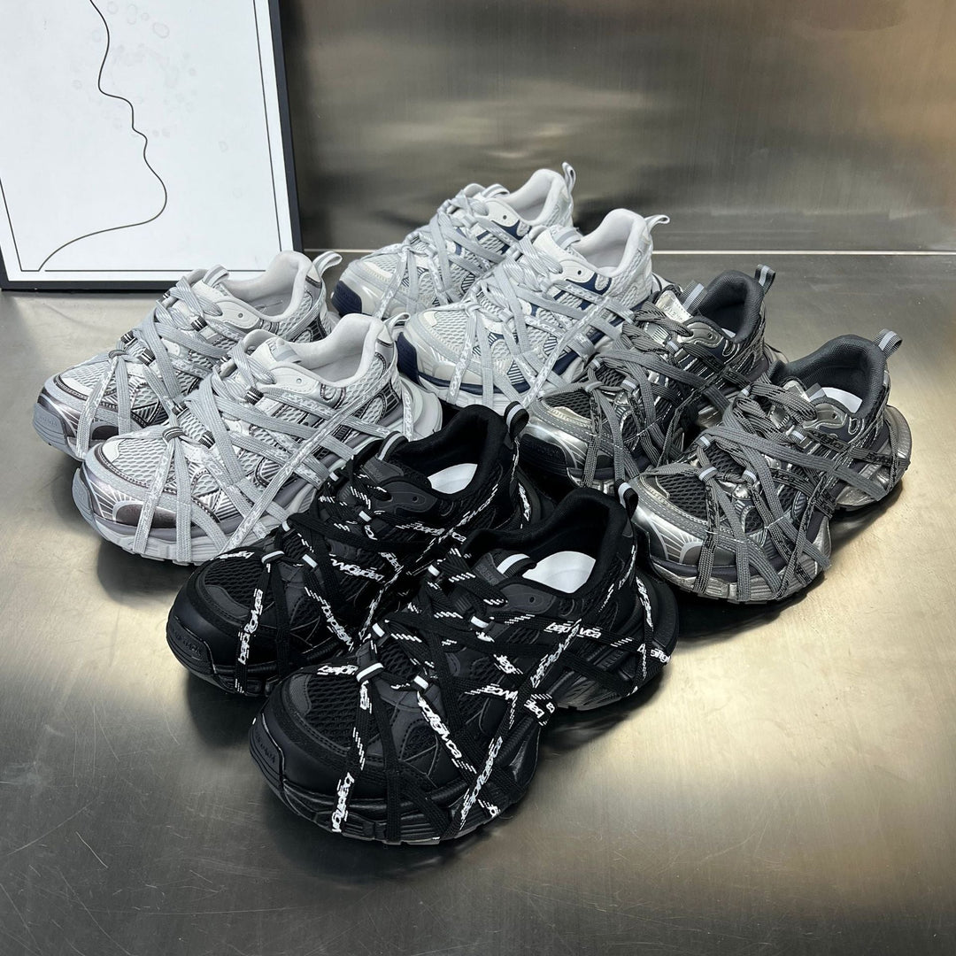 Damen Sportliche Hybrid Sneakers mit elastischer Netzstruktur und stabiler Gummisohle Nord Taschen