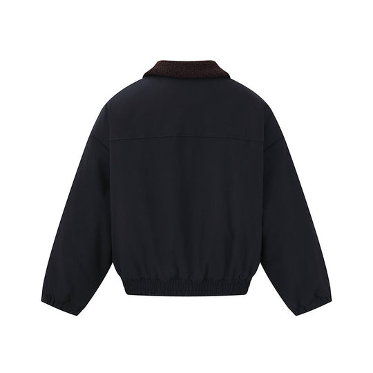 Unisex Kurzblouson-Bomberjacke im Boxy-Cut mit Teddykragen Nord Taschen